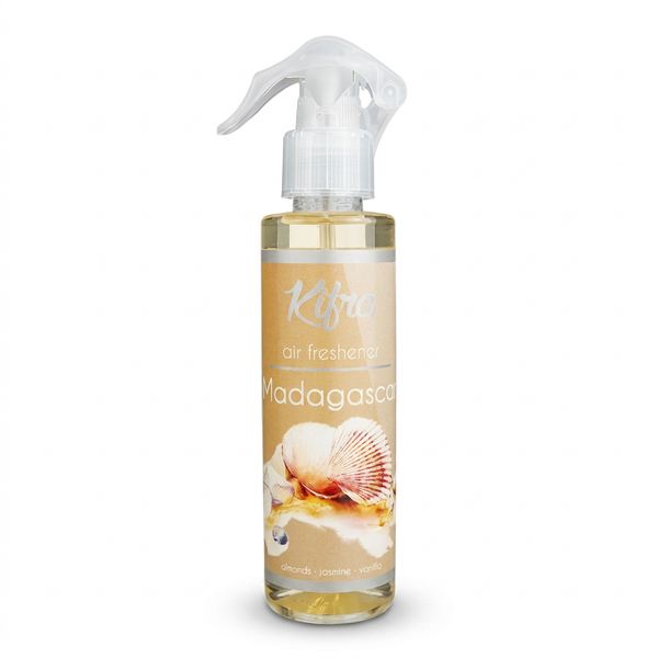 Kifra Madagascar 200ml concentrated air freshener bottle on a clean white background