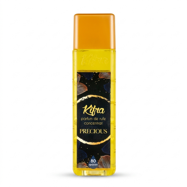 Kifra Precious 200ml concentrated laundry perfume bottle on a clean white background