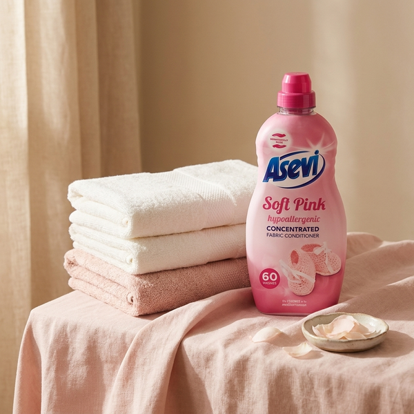 Asevi Soft Pink Talco — Fabric Softener 1.5L