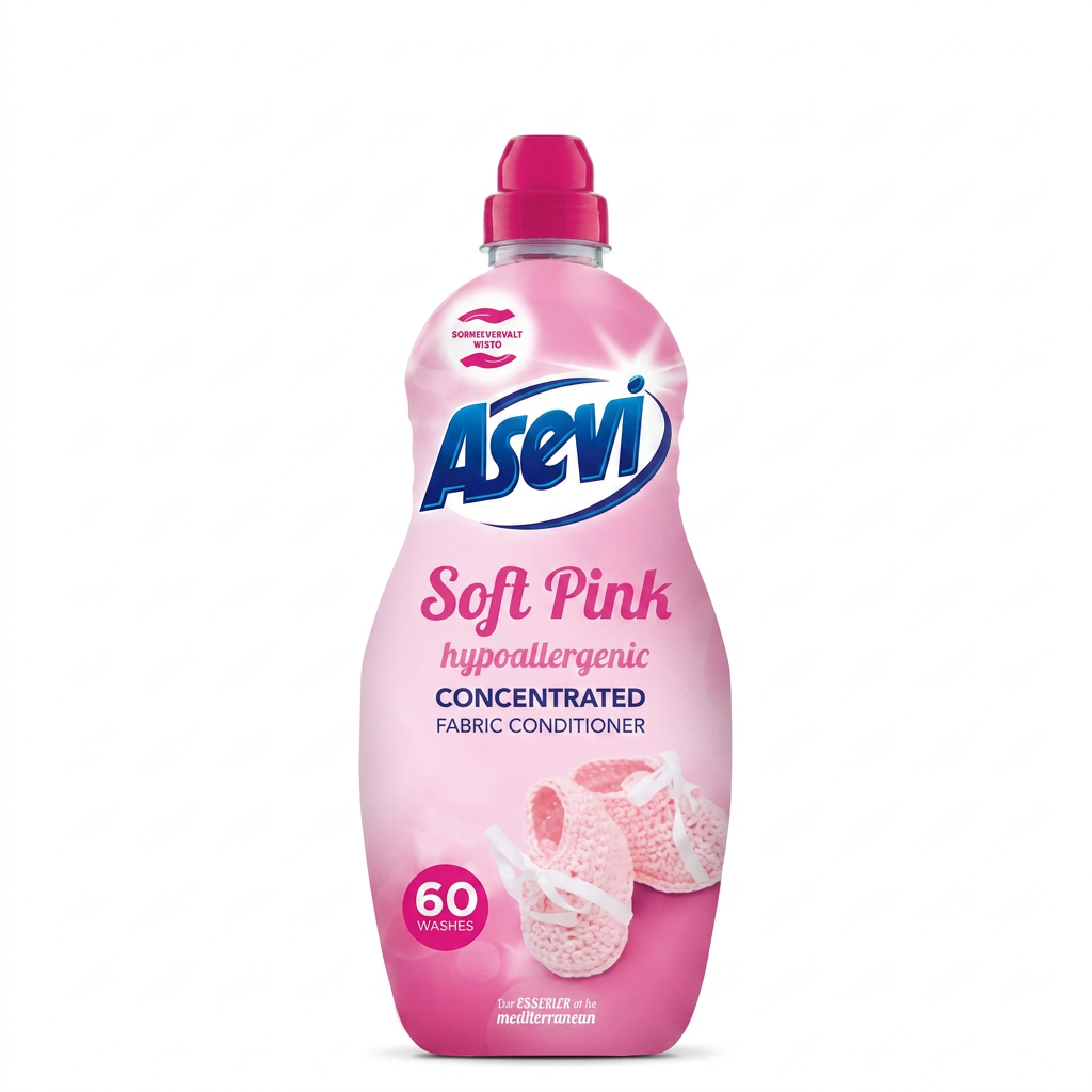 Asevi Soft Pink Talco — Fabric Softener 1.5L