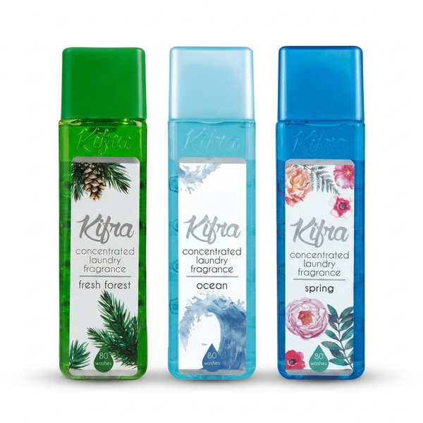 Kifra Top 3 bundle — Fresh Forest, Ocean and Spring bottles