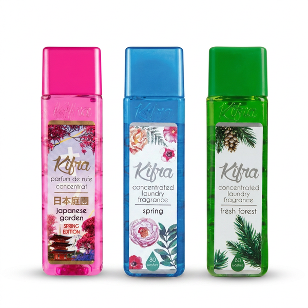 Kifra Floral Trio bundle — Japanese Garden, Spring and Fresh Forest bottles