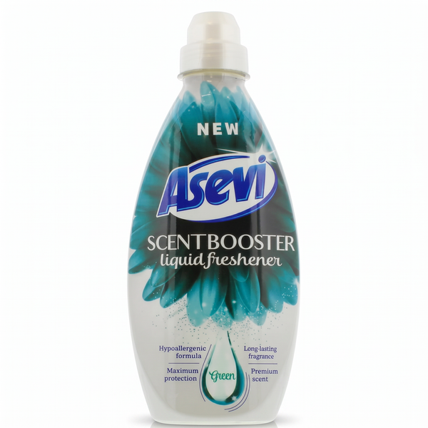 Asevi Green Scent Booster laundry perfume 720ml on a plain white background