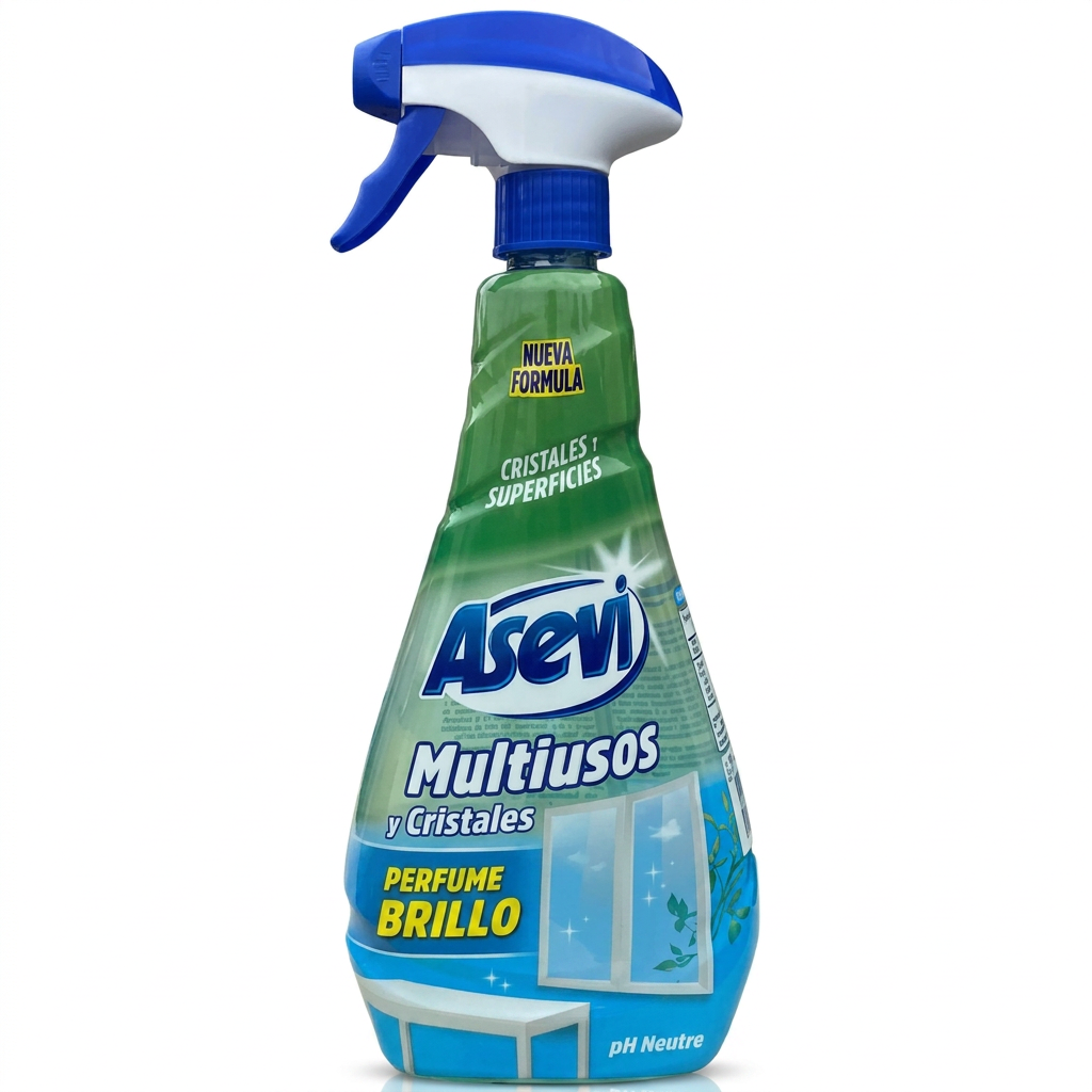 Asevi Glass & Mirror Cleaner Spray 750ml