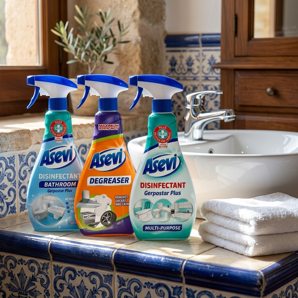 Asevi Bathroom & Kitchen Spray Trio — 3-piece