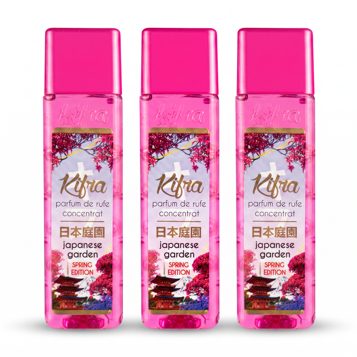 Kifra Japanese Garden 3 Pack — 3 × 200ml, 240 washes