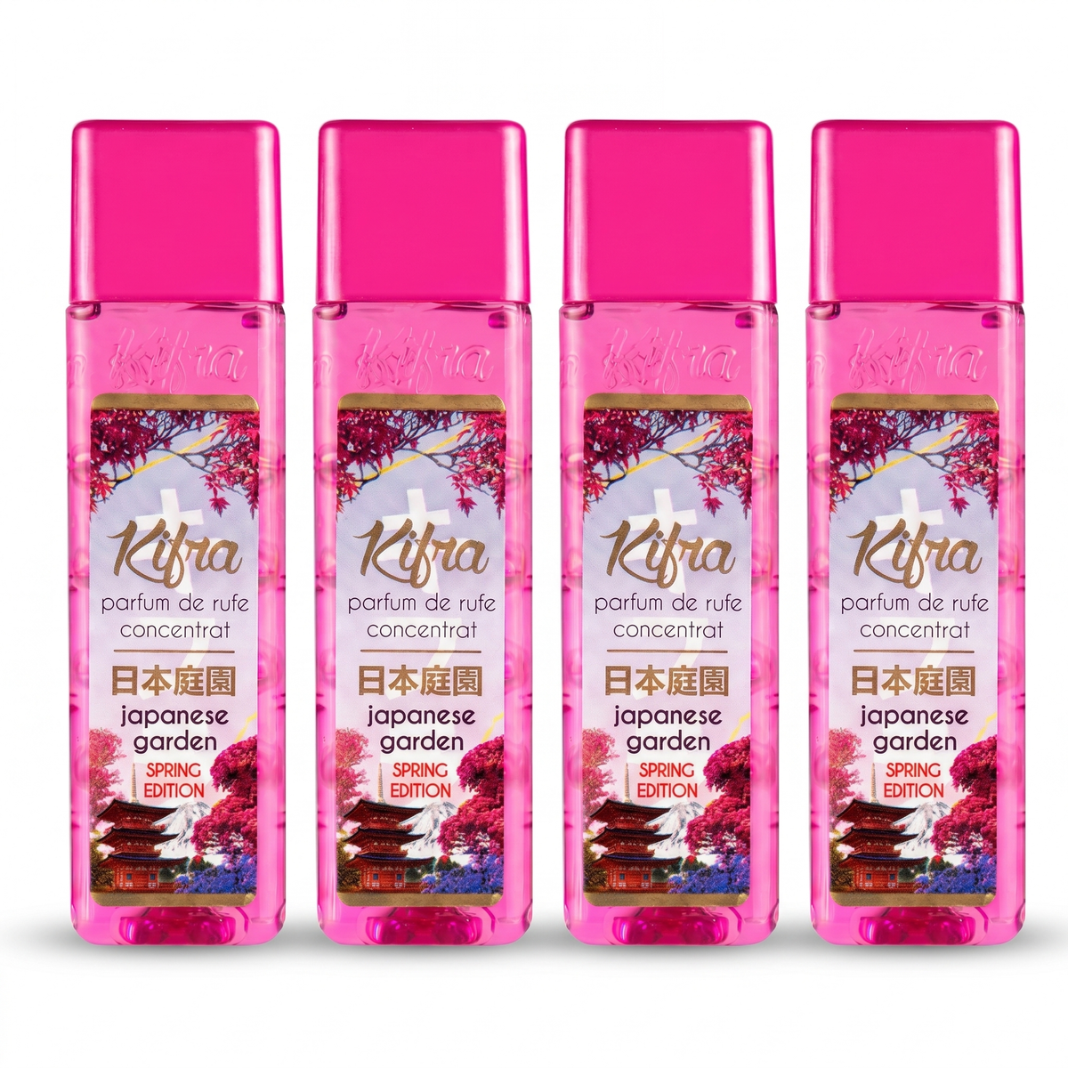 Kifra Japanese Garden 4 Pack — 4 × 200ml, 320 washes