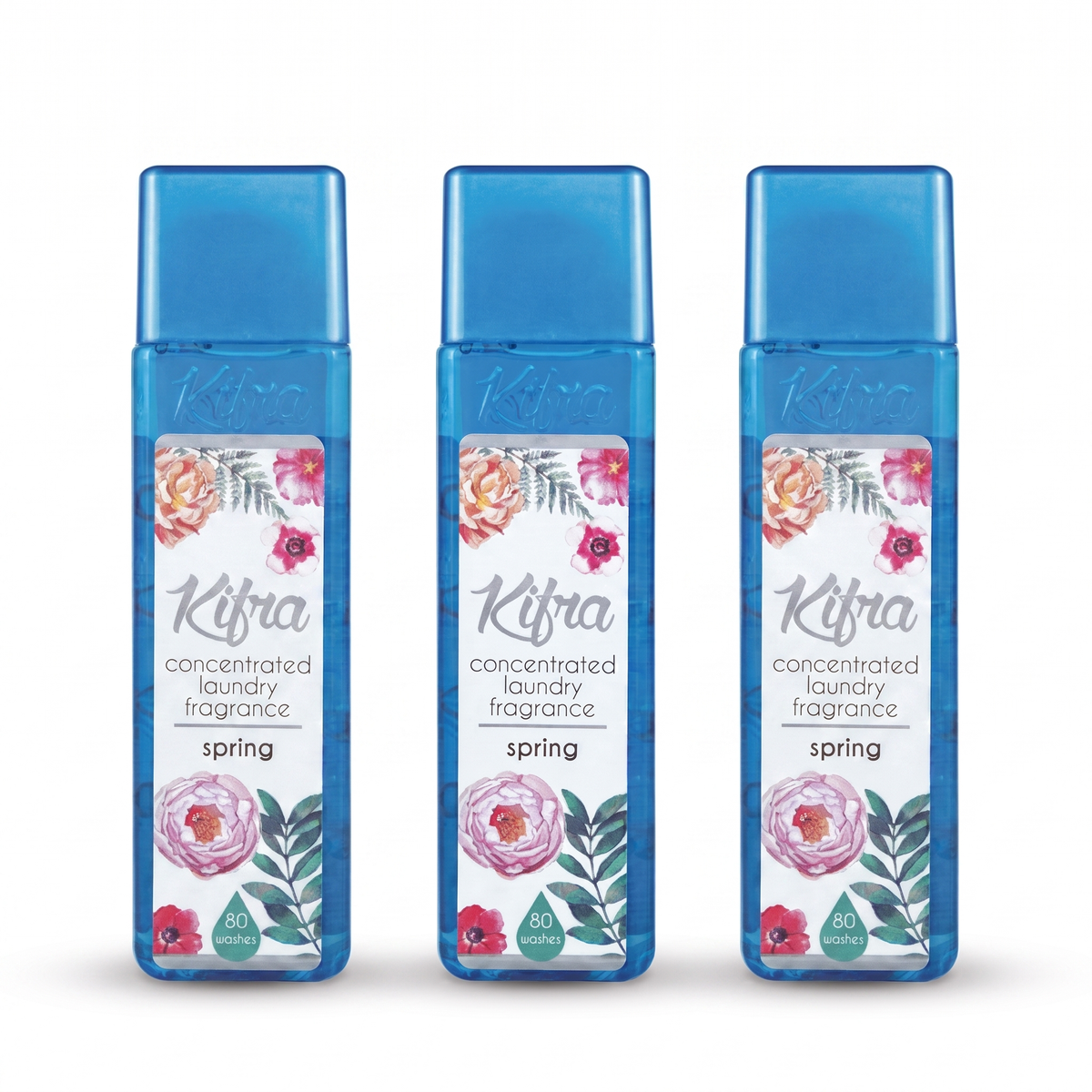 Kifra Spring 3 Pack — 3 × 200ml, 240 washes