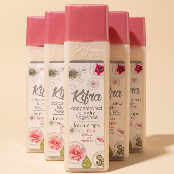 Kifra Fresh Caps 4 Pack — 4 × 200ml, 320 washes