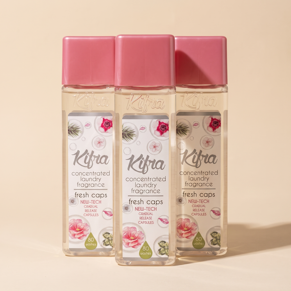 Kifra Fresh Caps 3 Pack — 3 × 200ml, 240 washes
