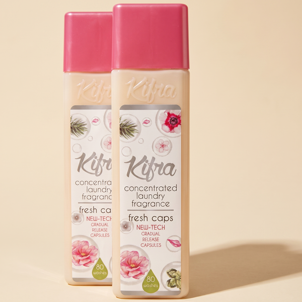 Kifra Fresh Caps 2 Pack — 2 × 200ml, 160 washes